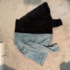 Half N Half Denim Jacket
